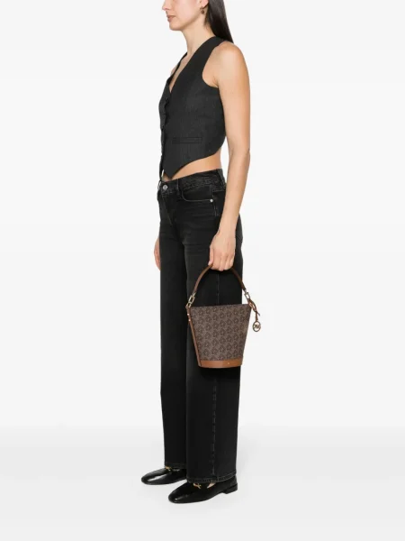 Pantofi loafer Michael Michael Kors din piele cu imagine roz