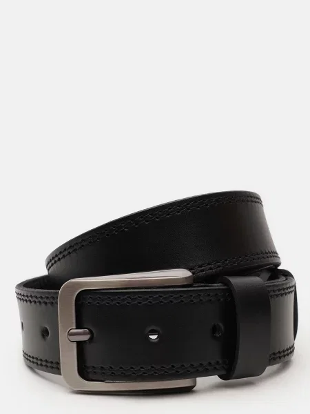 Кожаный ремень Borsa Leather черный