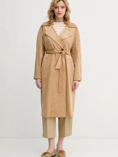 United Colors of Benetton palton pentru femei bej