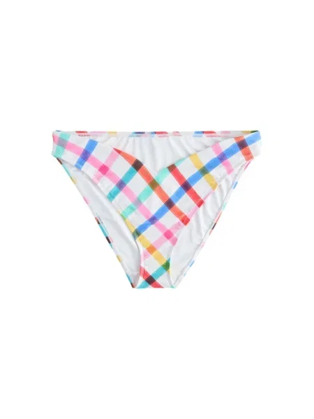 Next Slip costum de baie albastru / turcoaz / roşu închis alb