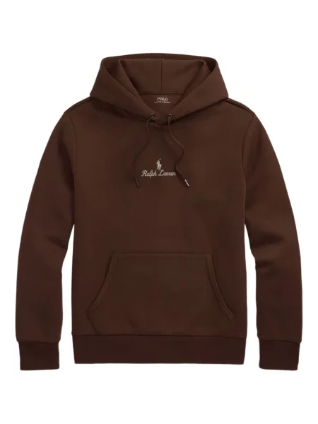 Chiloți Polo Ralph Lauren din țesătură twill cu autograf cu glugă albastru