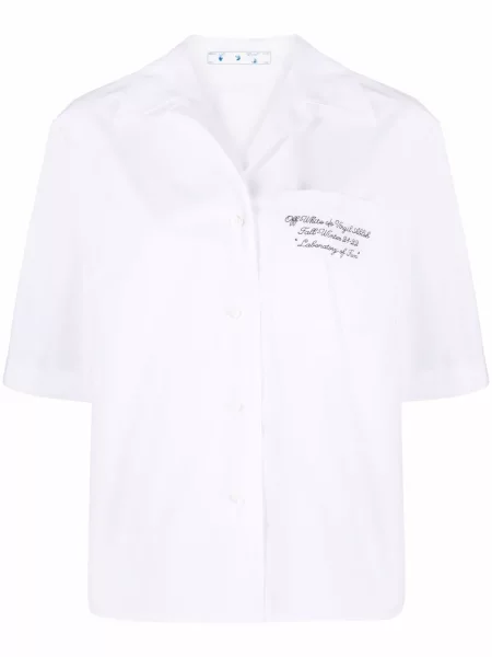 Cămașă Off-white din poplin alb