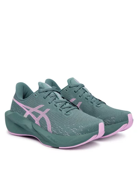 Buty do biegania ASICS Novablast 6 zielono-niebiesko-różowe 36 zielone