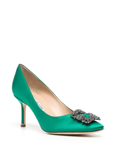 Bateliai Manolo Blahnik žalia