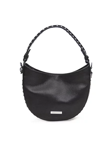 Torebka hobo Dsquared2 z ćwiekami czarna