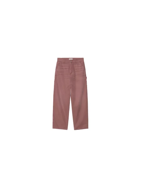 Carhartt WIP W Brandon Single Knee Pant Kobiety Spodnie Carhartt WIP Burgundowy Size: M