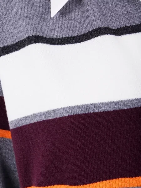 Top Mrz w paski czerwony