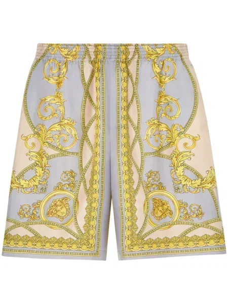 Pantaloni scurți Versace de mătase