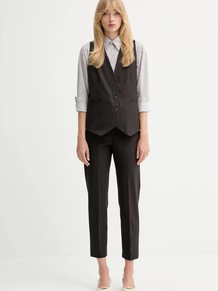 Безрукавка MAX&Co. однобортна коричневий