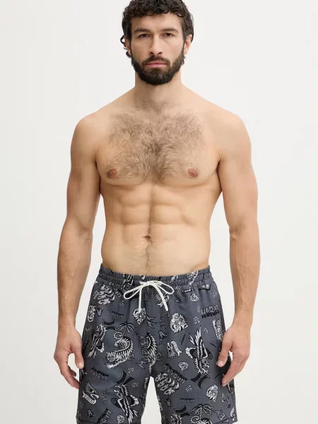 Hurley kopalne kratke hlače VOLLEY FLEX siva