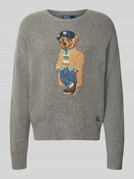Polo Ralph Lauren Sweter szary