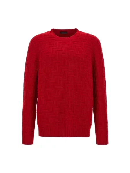 Sweter Prada z kaszmiru czerwony