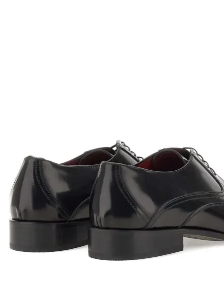 Pantofi derby Duca Heritage din piele negru