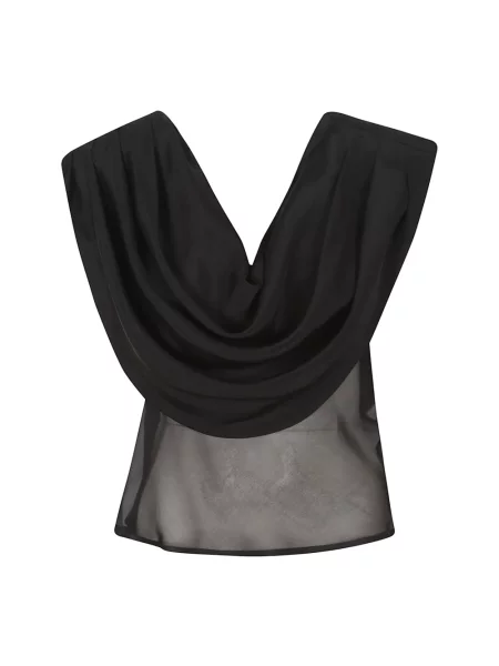 Top La Collection bez rękawów czarny
