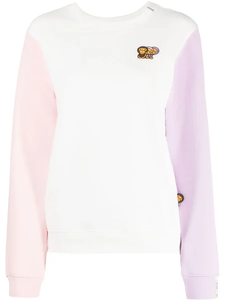 Hanorac *baby Milo® Store By *a Bathing Ape® cu broderie alb