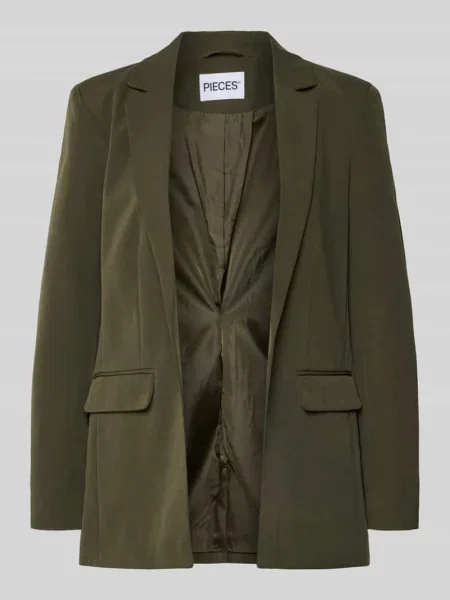 Długi żakiet o kroju loose fit z zaszewkami model „BOZZY” Pieces