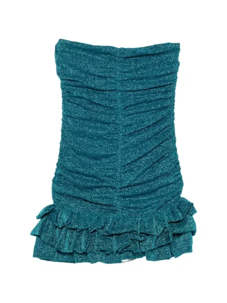 Rochie mini Amen cu volane albastru