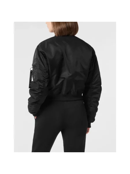 Kurtka bomber Plein Sport czarny