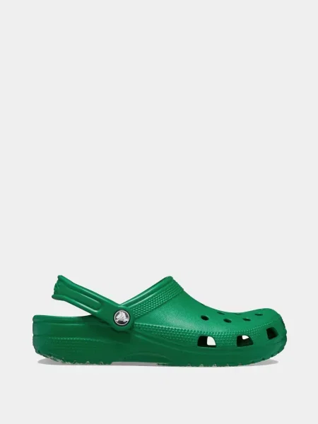 Жіноче Сабо Crocs смарагдовий синтетичний