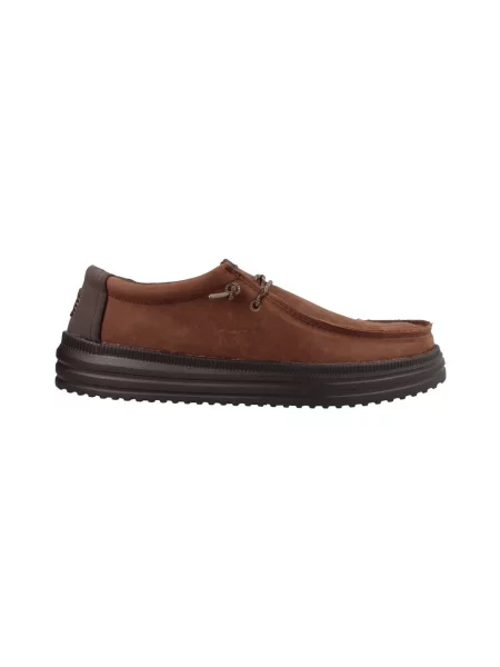 Pantofi Heydude din piele maro