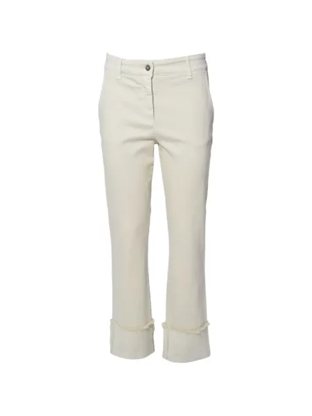 Pantaloni Room 52 alb