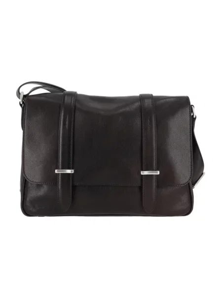 Torba crossbody Orciani skórzana brązowa