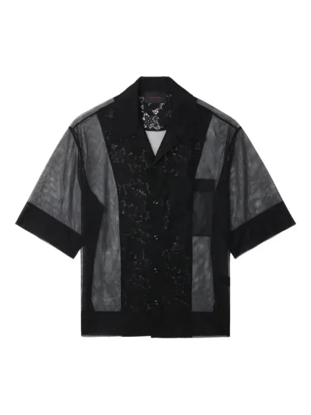 Cămașă Simone Rocha plasă negru