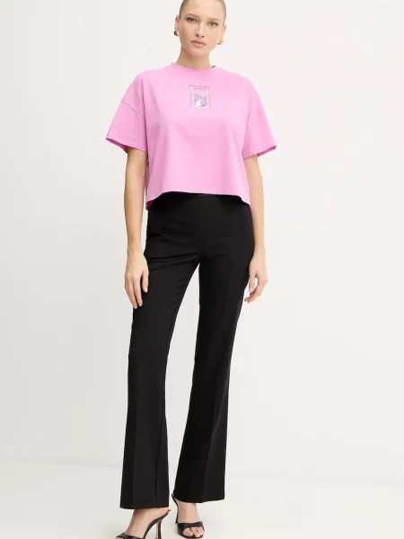 Karl Lagerfeld t-shirt różowy