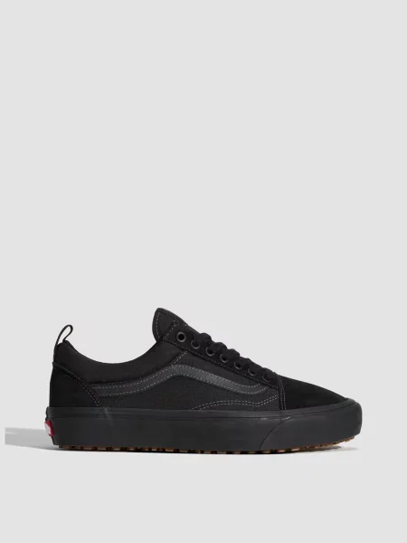 Замшевые утепленные кеды Vans черные