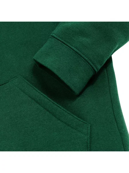 Hanorac cu glugă copii Russell verde