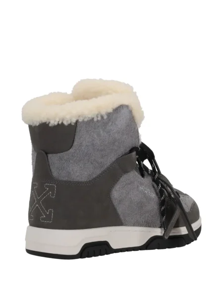 Botine Off-white alb