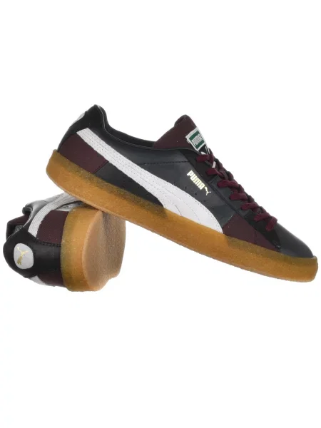 Pantofi Puma din piele de căprioară negru