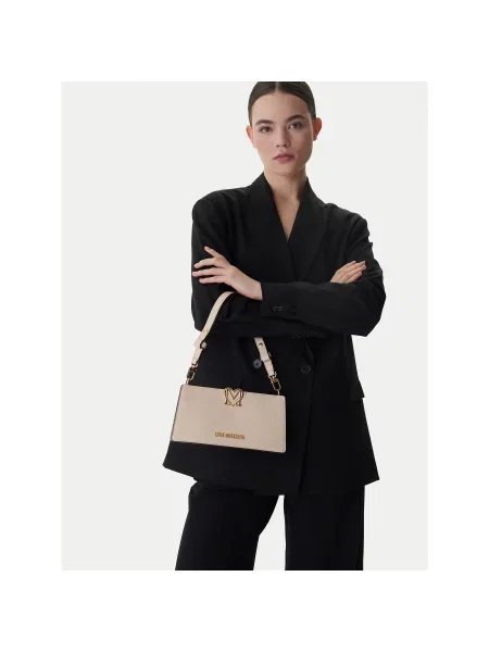 LOVE MOSCHINO Geantă Écru bej