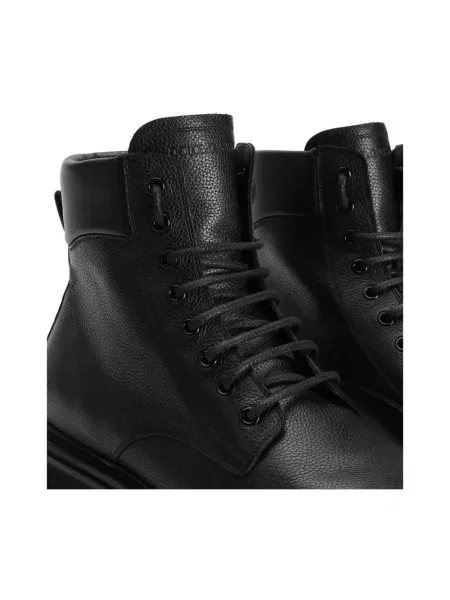 Botki Dolce And Gabbana skórzane klasyczne czarne