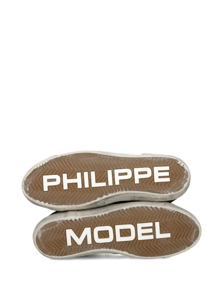 Sneakerși Philippe Model Paris din piele verde
