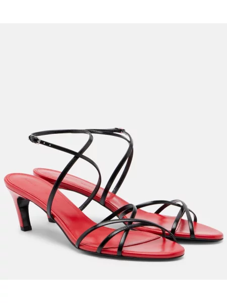 Sandale Proenza Schouler din piele slingback roșu