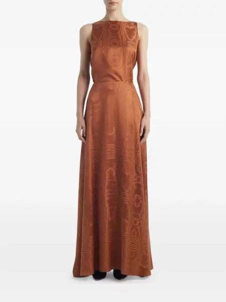 Maksi spódnica maxi Adam Lippes brązowa