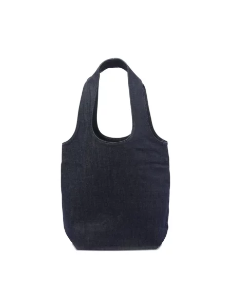 A.P.C. torebka tote ninon small granatowy niebieska