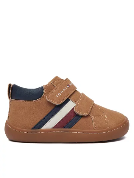 Sportcipők Tommy Hilfiger Mid Cut Velcro Sneaker barna