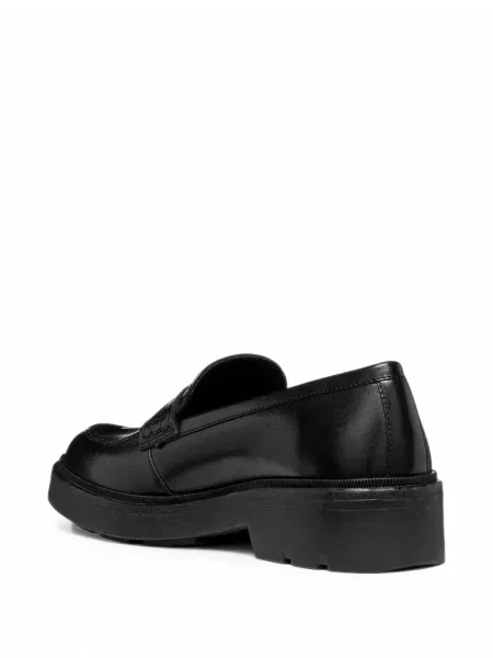 Pantofi loafer Geox din piele negru
