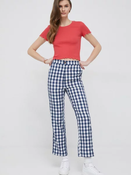 Kratka majica Pepe Jeans Cara rdeča