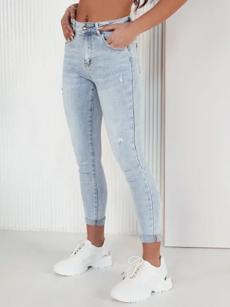 Spodnie jeansowe AGOST Dstreet niebieskie