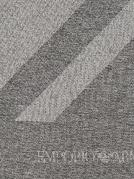 Fular Emporio Armani cu imagine gri
