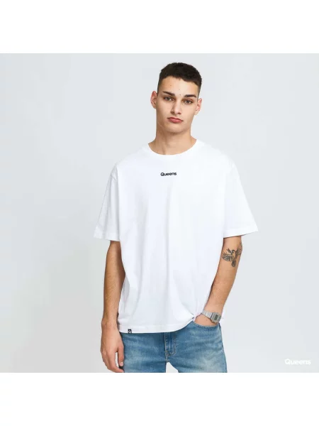 Тениска Queens Basic Tee bílé XXL