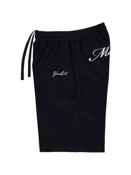 Bermude Gmbh cu broderie negru