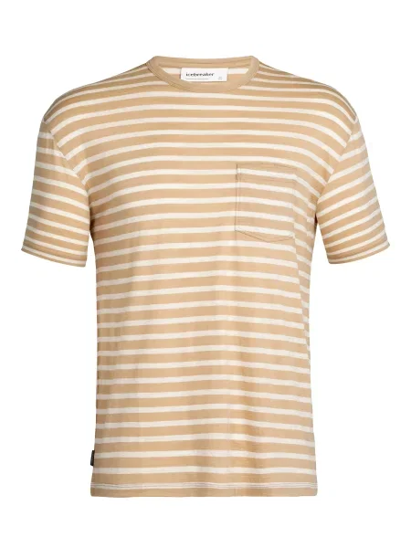 ICEBREAKER Tricou Granary nisipiu