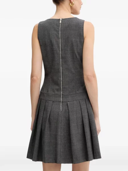 Rochie mini Morgan în carouri gri