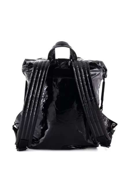 Iš natūralios odos kuprinė Bottega Veneta Pre-owned juoda