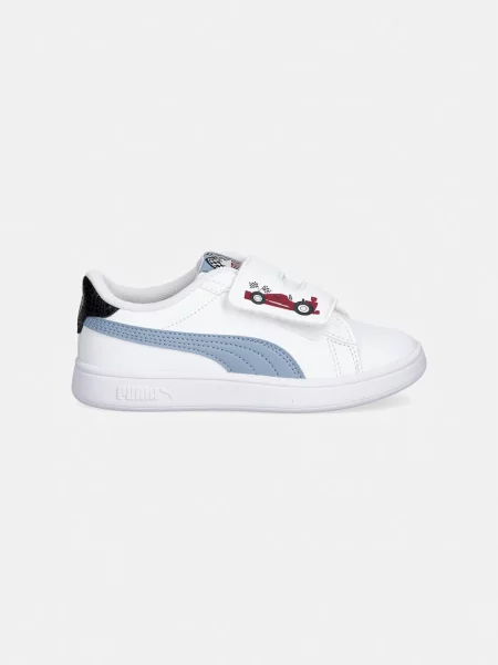 Superge Puma Puma Smash Racing Crew V 01 bela