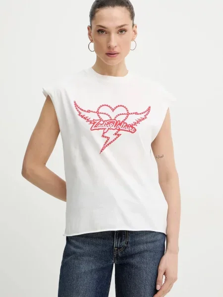 Tricou Zadig&voltaire alb